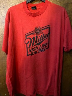 2xl Miller High Life Racing Tshirt Excellent Condition .